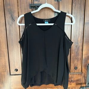 Black long sleeve blouse